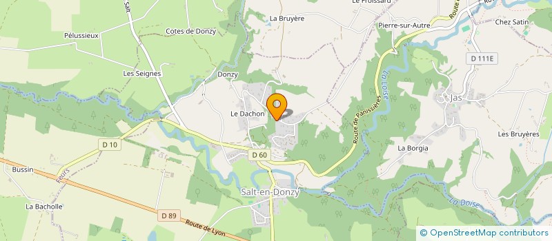 localisation de l'entreprise SCI DPS  SALT-EN-DONZY