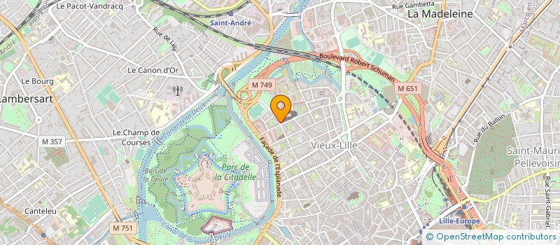 localisation de l'entreprise SCI DPS LILLE à LILLE