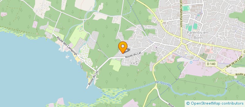 localisation de l'entreprise SCI DPSY  PARENTIS-EN-BORN