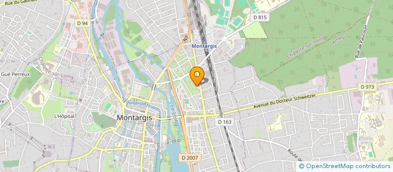 localisation de l'entreprise SCI DR à MONTARGIS