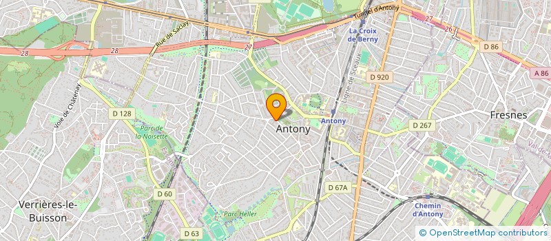 localisation de l'entreprise SCI DR CHAOUACHI à ANTONY