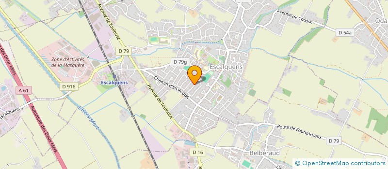 localisation de l'entreprise SCI DR DAGORN ET MILHAU  ESCALQUENS