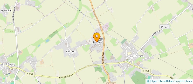 localisation de l'entreprise SCI DR DU MOULIN  BERSEE