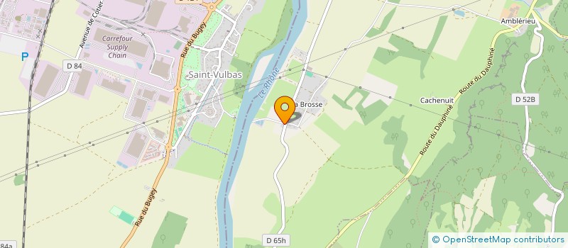 localisation de l'entreprise SCI DR IMMO  LA BALME-LES-GROTTES