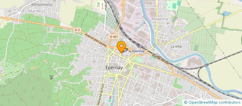 localisation de l'entreprise SCI DR IMMOBILIERE  EPERNAY