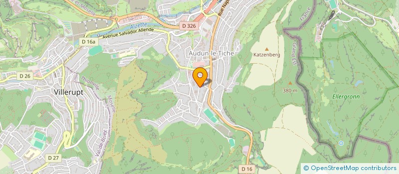 localisation de l'entreprise SCI DR INVEST  AUDUN-LE-TICHE