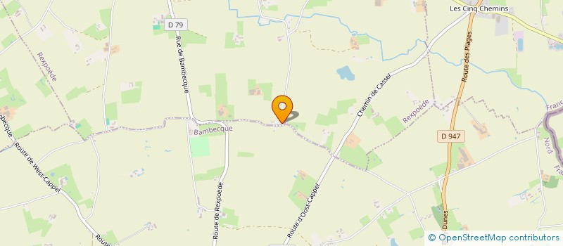 localisation de l'entreprise SCI DR.P.M  GHYVELDE