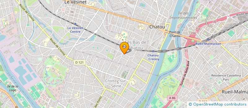 localisation de l'entreprise SCI DR QUINTIN  CHATOU