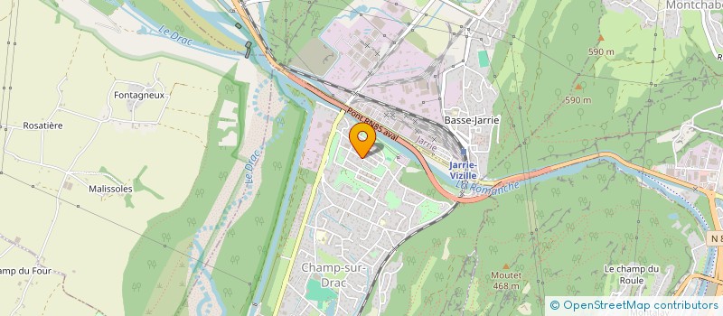 localisation de l'entreprise SCI DRAC ROMANCHE  JARRIE