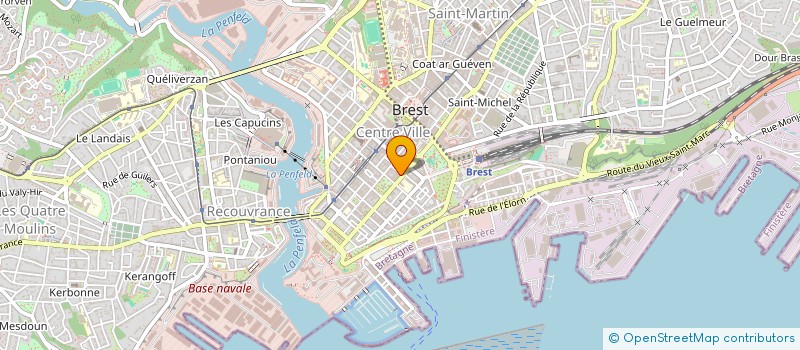 localisation de l'entreprise SCI DRACARB  BREST