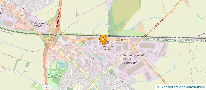 localisation de l'entreprise SCI DRACAUFEU  BRIE-COMTE-ROBERT