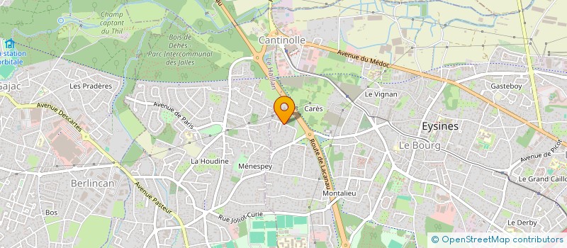 localisation de l'entreprise SCI DRACIA  EYSINES