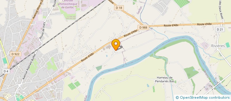 localisation de l'entreprise SCI DRADIMMO à GAILLAC