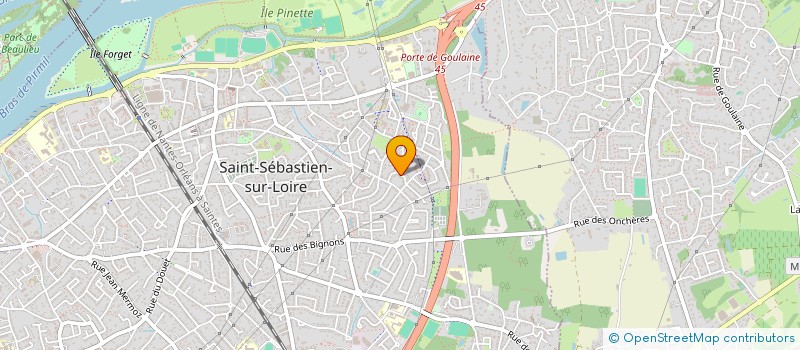 localisation de l'entreprise SCI DRAENEG à SAINT-SEBASTIEN-SUR-LOIRE