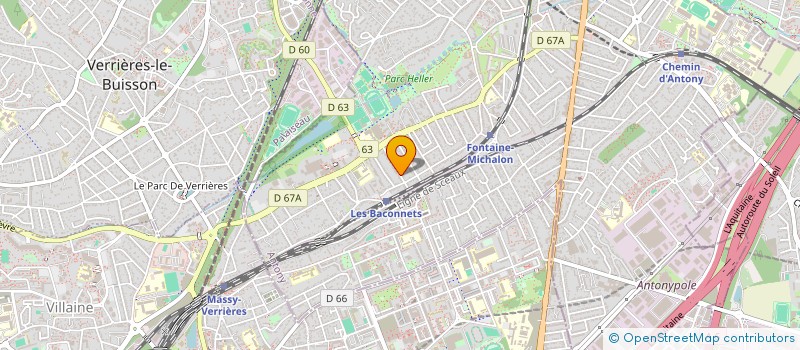 localisation de l'entreprise SCI DRAFT à ANTONY