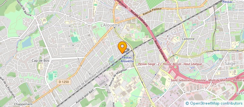 localisation de l'entreprise SCI DRAGEL  PESSAC