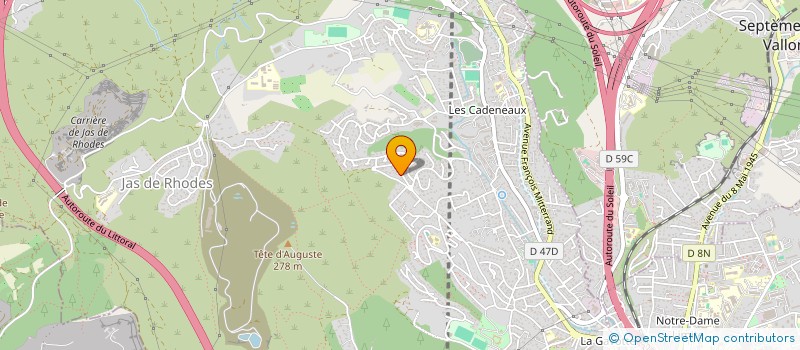 localisation de l'entreprise SCI DRAGON à LES PENNES-MIRABEAU