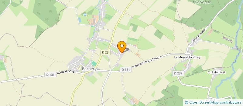 localisation de l'entreprise SCI DRAGON  BARBERY