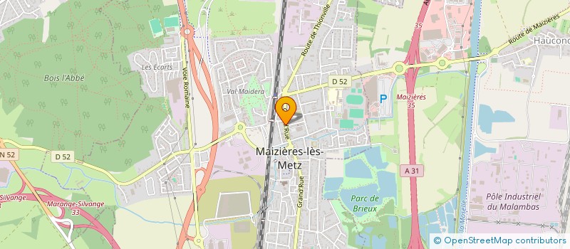 localisation de l'entreprise SCI DRAGON D'OR  MAIZIERES-LES-METZ