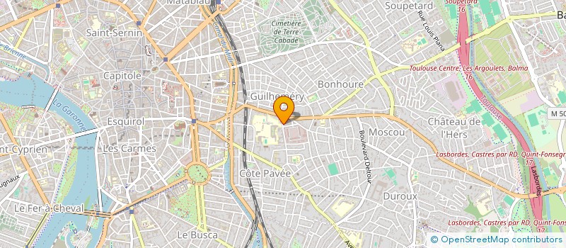 localisation de l'entreprise SCI DRAGON IMMO  TOULOUSE
