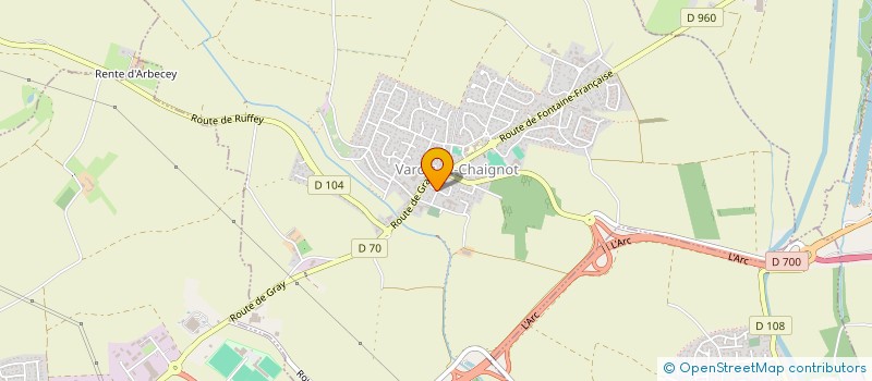 localisation de l'entreprise SCI DRAGONS  VAROIS-ET-CHAIGNOT