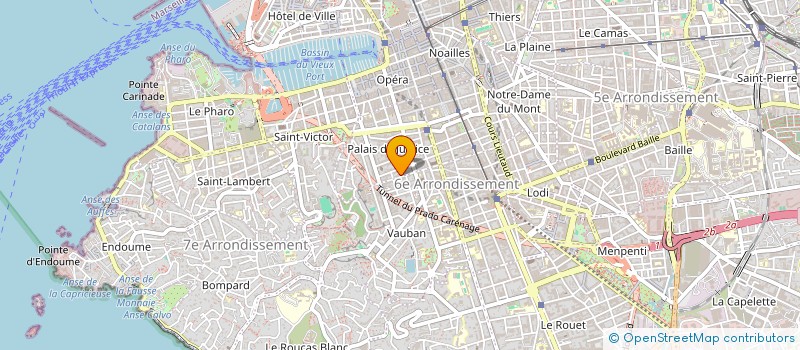localisation de l'entreprise SCI DRAGONS  MARSEILLE