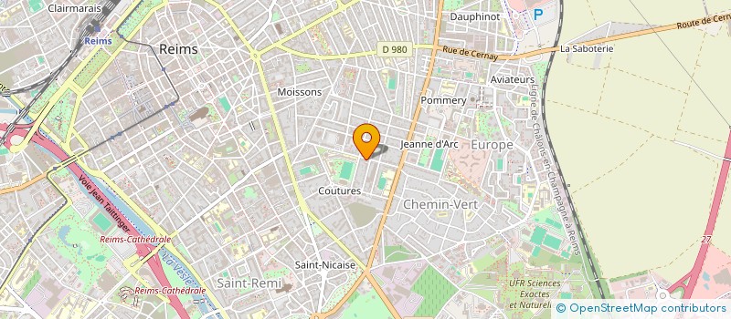 localisation de l'entreprise SCI DRAIN  REIMS