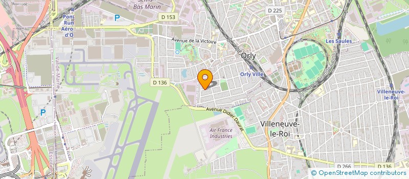 localisation de l'entreprise SCI DRAISINE  ORLY