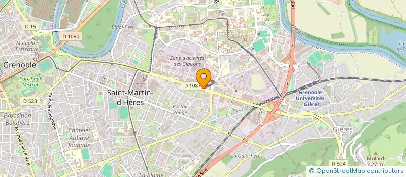 localisation de l'entreprise SCI DRAKE  SAINT-MARTIN-D'HERES