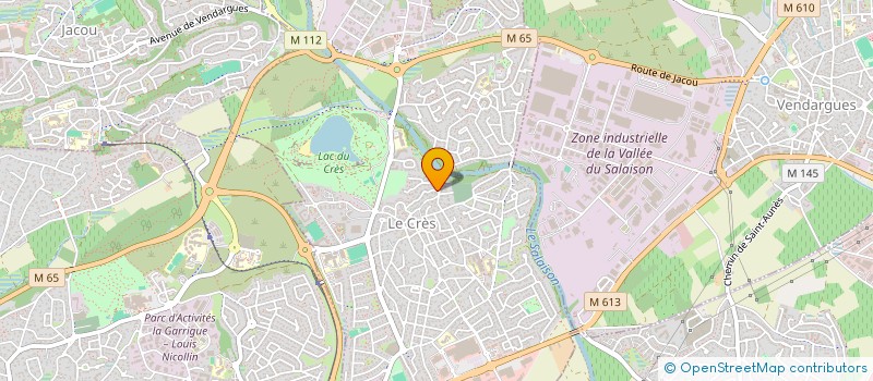 localisation de l'entreprise SCI DRAKKAR à LE CRES