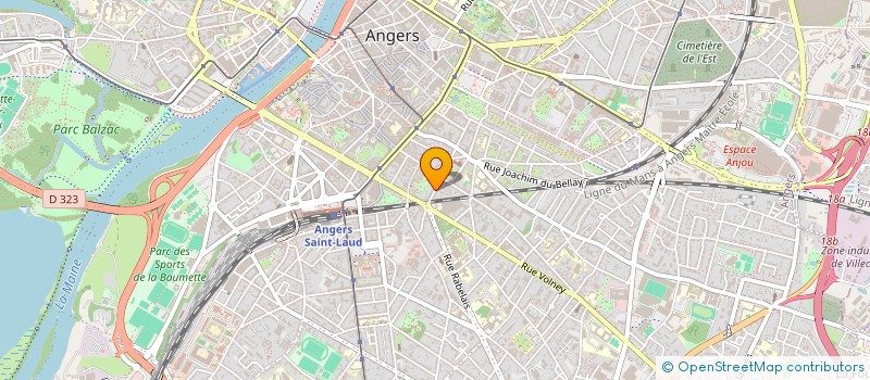 localisation de l'entreprise SCI DRAKKAR à ANGERS
