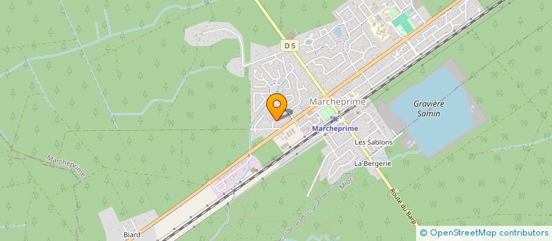 localisation de l'entreprise SCI DRAKKARS  MARCHEPRIME