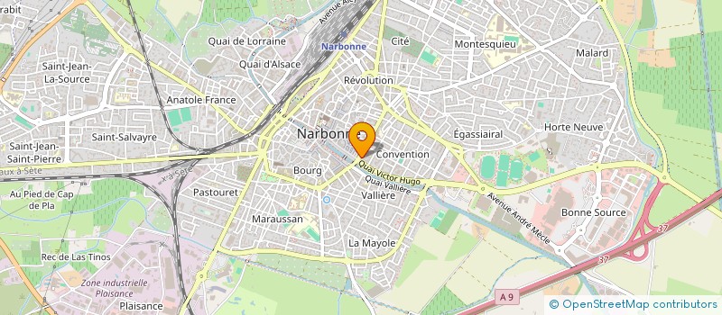 localisation de l'entreprise SCI DRAM à NARBONNE