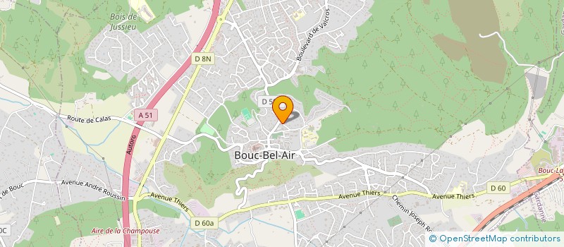 localisation de l'entreprise SCI DRAMONASC à BOUC-BEL-AIR