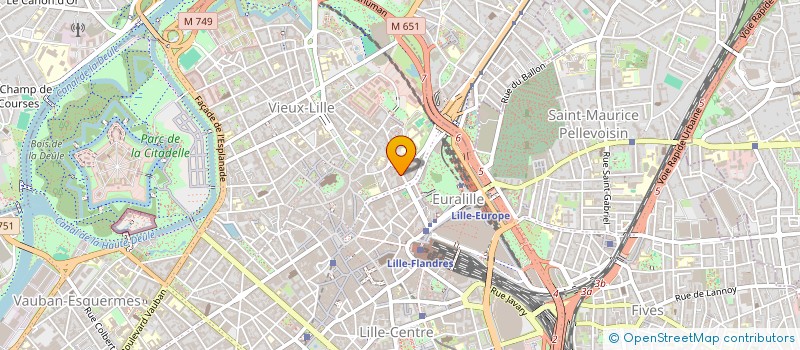 localisation de l'entreprise SCI DRANCOURT QUANDALLE à LILLE