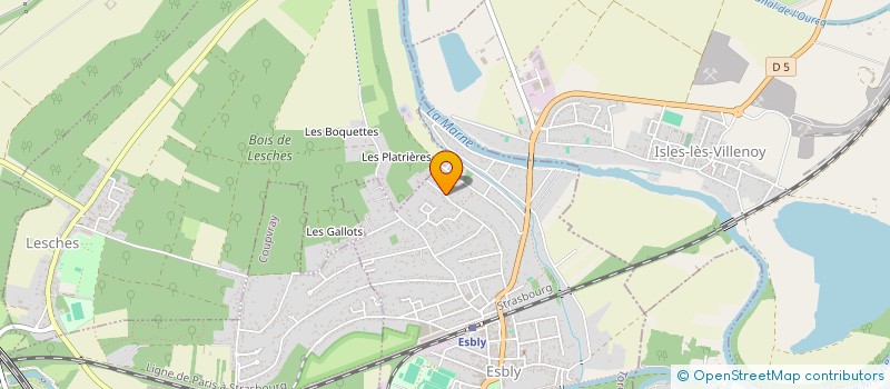 localisation de l'entreprise SCI DRANILOM à ESBLY