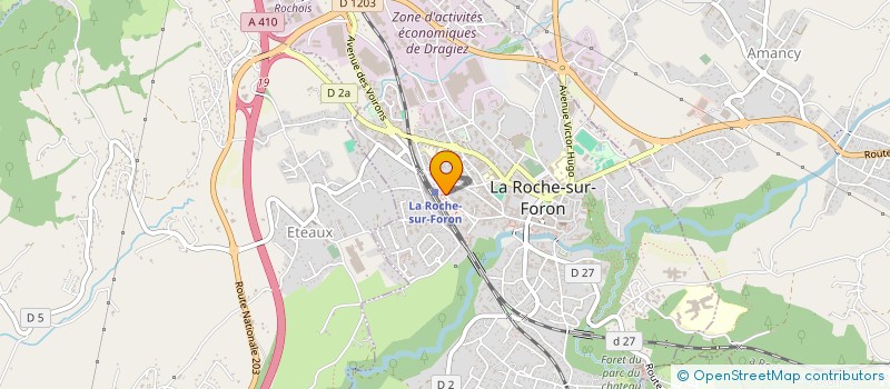 localisation de l'entreprise SCI DRANNOB & CO.  LA ROCHE-SUR-FORON