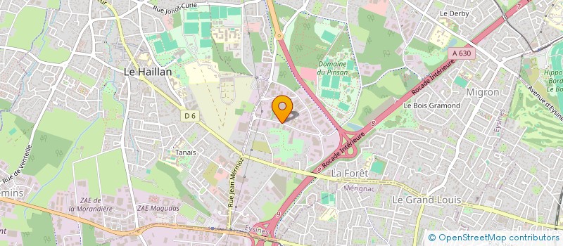 localisation de l'entreprise SCI DRAPE MALET  EYSINES