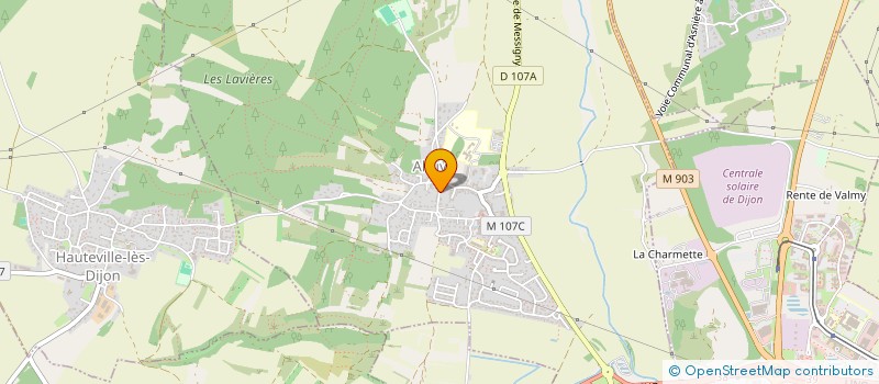 localisation de l'entreprise SCI DRAPEAU  AHUY