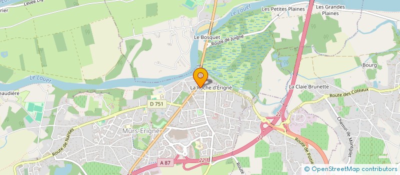 localisation de l'entreprise SCI DRAPEAU COUSINEAU  MURS-ERIGNE