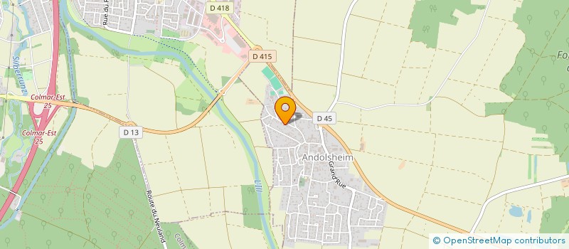 localisation de l'entreprise SCI DRASYL  ANDOLSHEIM