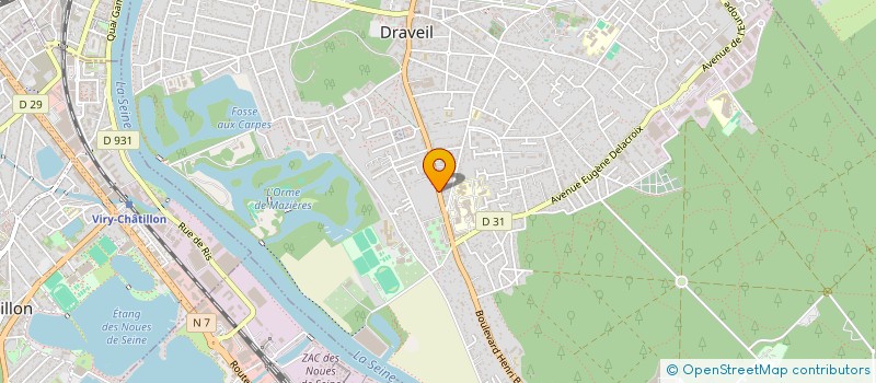 localisation de l'entreprise SCI DRAVEIL LE PARC à DRAVEIL