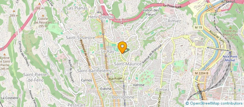 localisation de l'entreprise SCI DRAVELL  NICE