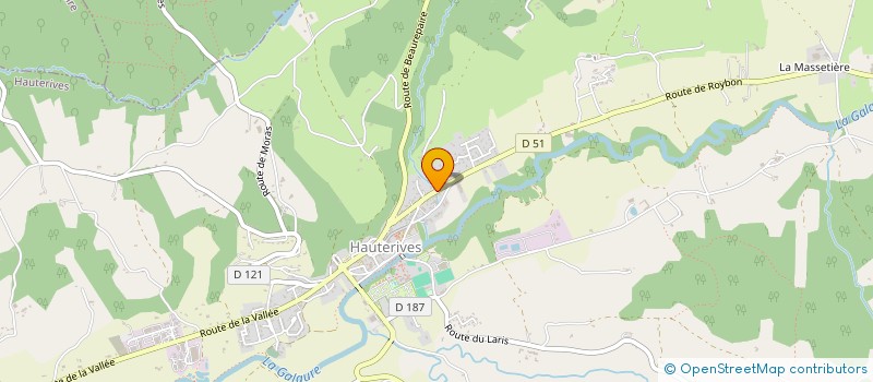 localisation de l'entreprise SCI DRAVEY  HAUTERIVES