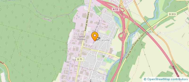 localisation de l'entreprise SCI DRAY  INCARVILLE