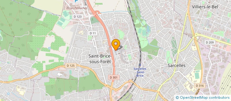 localisation de l'entreprise SCI DRAY à SAINT-BRICE-SOUS-FORET