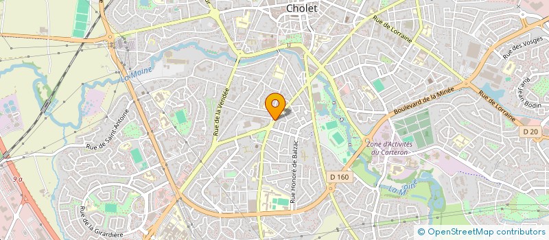 localisation de l'entreprise SCI DRBB à CHOLET