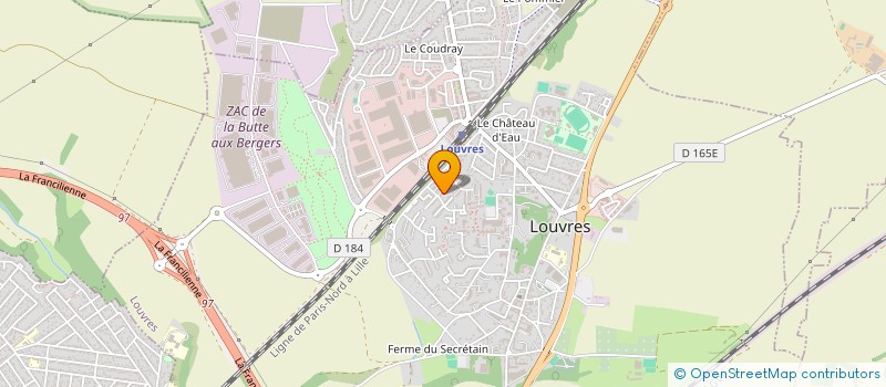 localisation de l'entreprise SCI DRC  LOUVRES