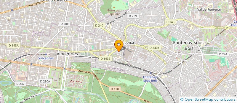 localisation de l'entreprise SCI DRCI à VINCENNES