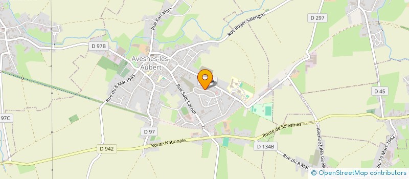 localisation de l'entreprise SCI DRDH  AVESNES-LES-AUBERT